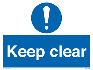 keep clear